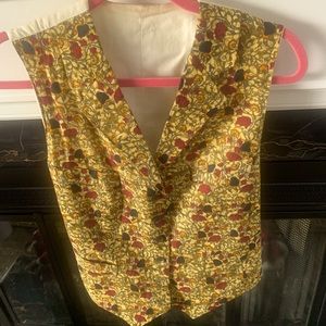 Vintage African cotton vest. Matching skirt listed